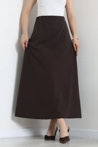 İthal Crep Çan Etek Acıkahve - 44080.1837.