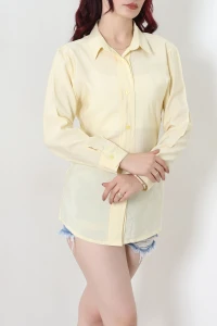 Tunik Gömlek Sarı - 75386.2232.