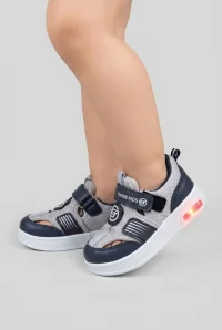 Işıklı Fileli Çocuk Cırtlı Sneaker Sandalet Laci - 33387.264.