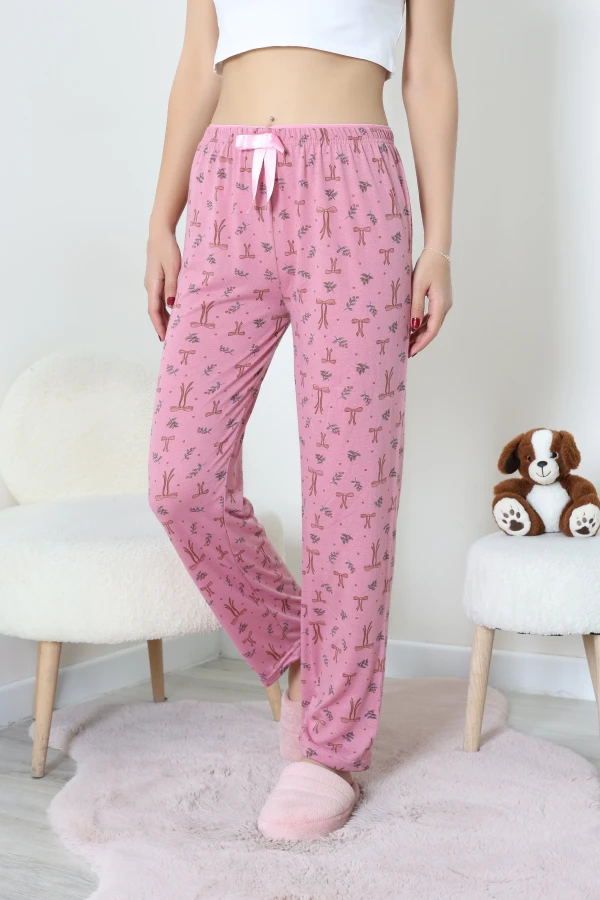 Viskon Pijama Altı Pembe - 53891.2145.
