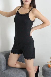 Milan Şortlu Pijama Takımı Desenlisiyah - 765.1287.