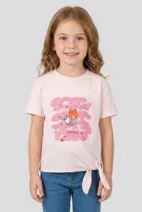 2-5 Yaş Kız Çocuk Tişört Pembe - 525671.1576.