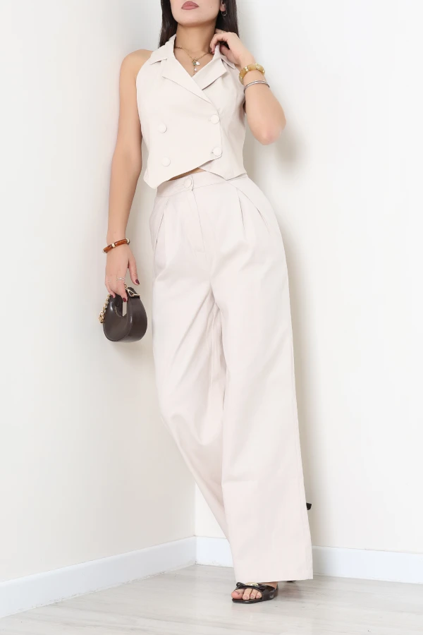 Gabardin Yelekli Takım Taş - 71341.1437.