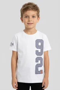 6-9 Yaş Erkek Çocuk Tişört Beyaz - 2260060.1576.