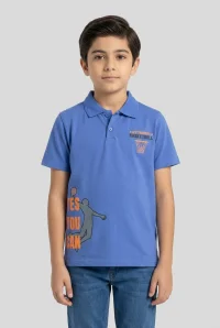 10-13 Yaş Erkek Çocuk Tişört Mavi - 3260186.1576.