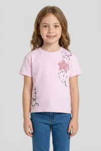 6-9 Yaş Kız Çocuk Tişört Pembe - 6264495.1576.
