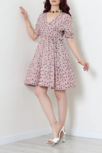 Desenli Dokuma Elbise Gülkurusu - 53971.2239.