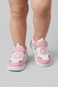 Işıklı Fileli Çocuk Cırtlı Sneaker Sandalet Pembe - 33387.264.