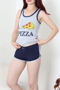 Şortlu Pijama Takımı Grisarı - 53976.2161.