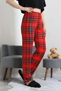 Milan Likralı Pijama Altı Kırmızı - 53712.1929.