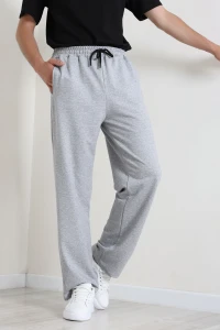 2 İplik 3 Cepli Erkek Baggy Eşofman Altı Gri - 75416.2066.