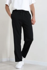 2 İplik 3 Cepli Erkek Baggy Eşofman Altı Siyah - 75416.2066.