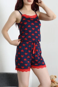 Milan Şortlu Pijama Takımı Lacivert - 765.1287.