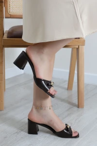 7 Cm Topuklu Terlik Acıkahve - 33524.264.