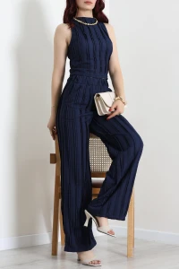 Halter Yaka Bouble Takım Lacivert - 55393.316.