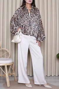 Leopar Desenli Balon Ceket Leopar - 509255.1411.