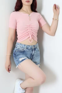 Kaşkorse Bluz Pudra - 53936.2239.