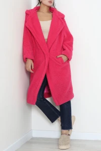 Uzun Peluş Mont Fuşya - 53996.2239.
