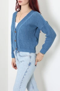 Triko Hırka Mavi - 54059.2239.