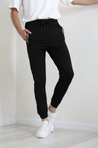 Dalgıç 3 Cepli Baskılı Erkek Jogger Eşofman Altı Siyah - 75414.2066.