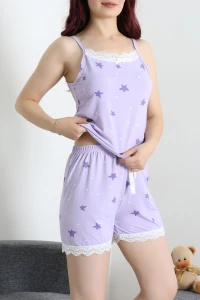 Milan Şortlu Pijama Takımı Açıklila - 765.1287.