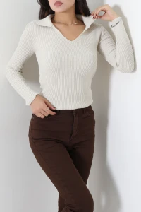 V Yaka Triko Taş - 54011.2239.