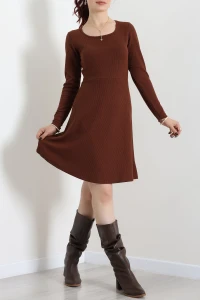 Fitilli Elbise Kahve - 54015.2239.